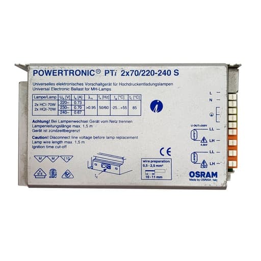 Ballast Elettronico HI 2x70W OSRAM 220/240V