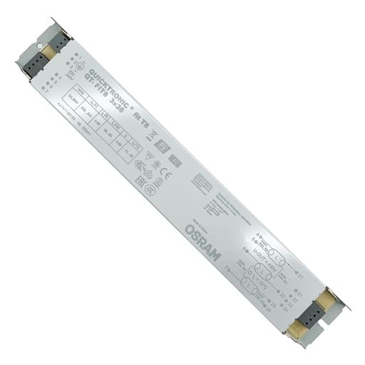 Balasto electrónico fluorescente QT-FIT8 3x36 W OSRAM