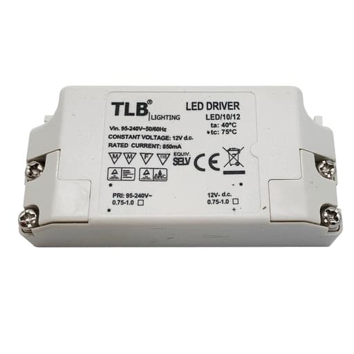 Controlador LED de 12 V CC, 10 W, 850 mA, TLB