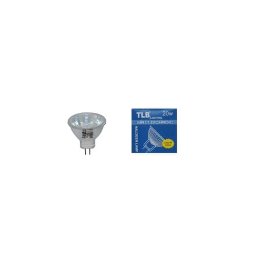 MR11 20W 12V GU4 38° TLB Dichroic Halogen Bulb