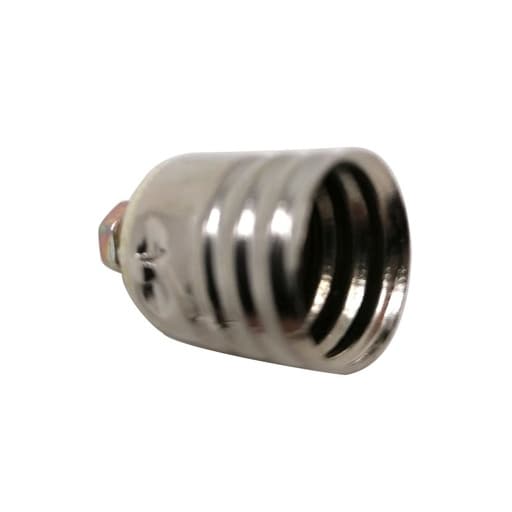 Portalampade E14 Virola Acciaio TLB-60504